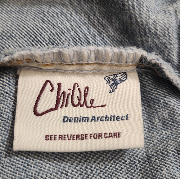 Chiqle Jeans Top size Large - Picture 5 of 11